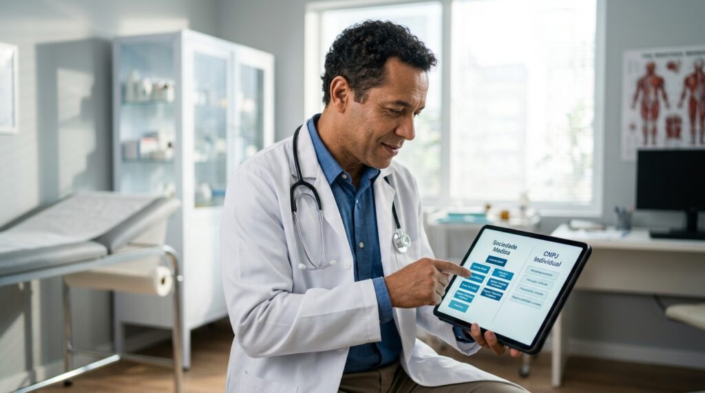 sociedade médica ou cnpj individual